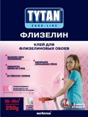 Клей обойный Euro-line для флизелиновых обоев и стеклообоев 250 г Tytan